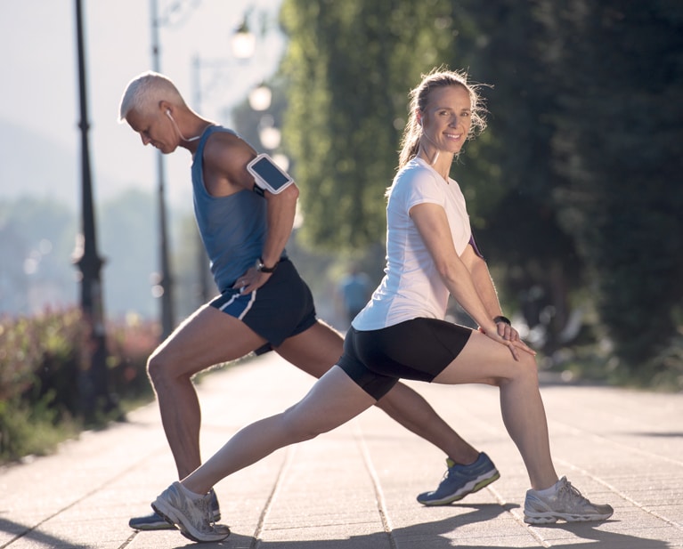 Lesbians Jogging